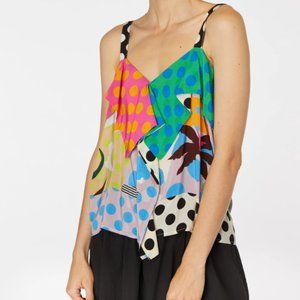 Gorman Blockwork Scarf Cami NWT